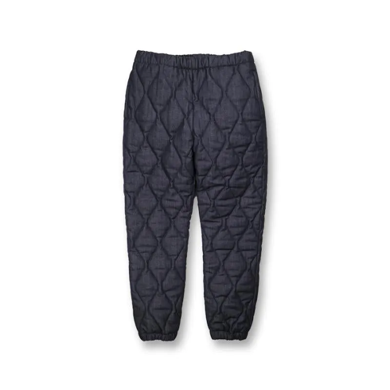 1124-5 Denim Quilting Easy Pants made by Full Count