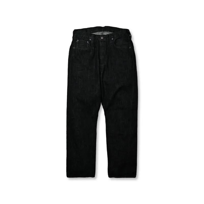 [2025AW] 0105BKSS Wide Black Selvedge Denim(Super Smooth) sold by Full Count