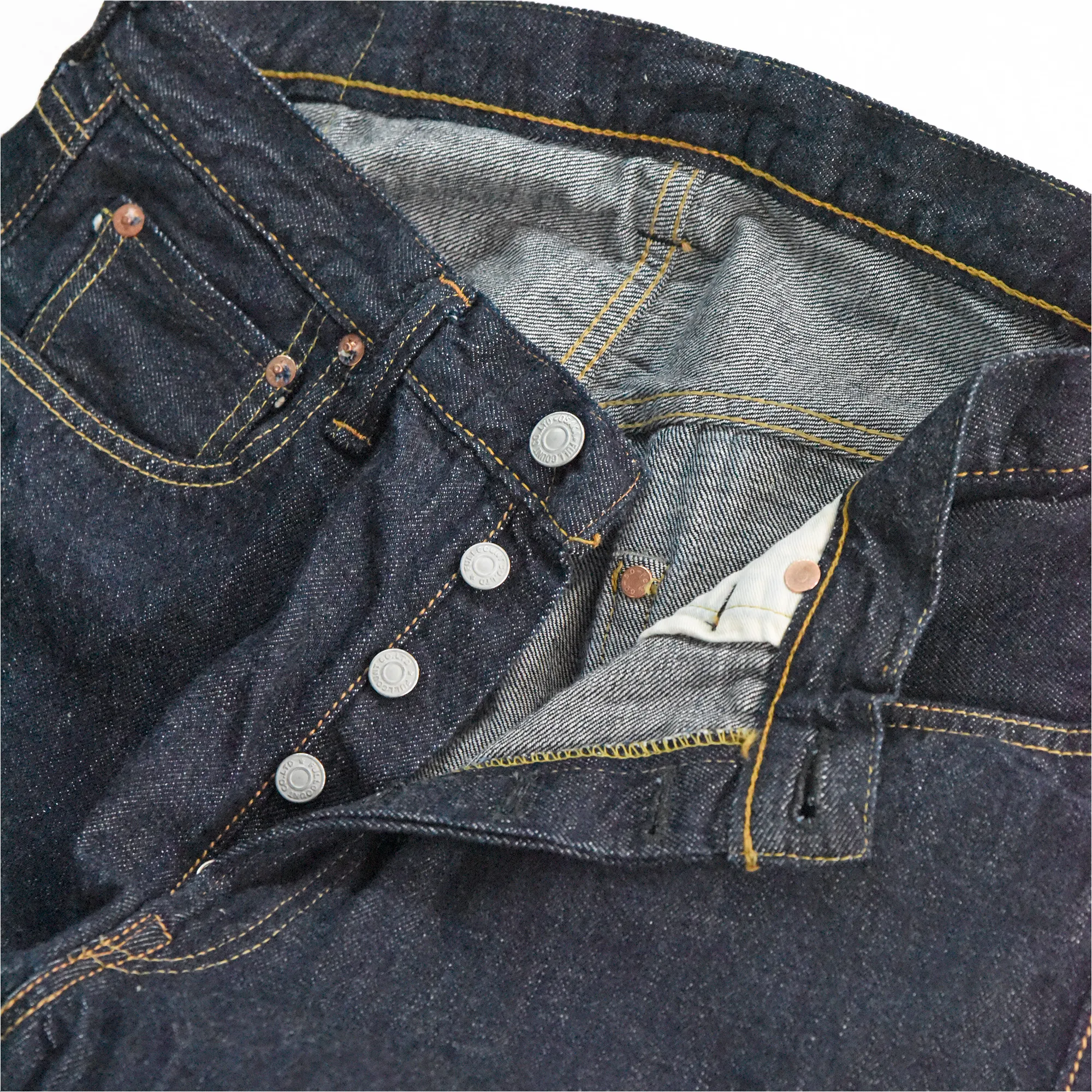 0105SS - Wide Denim (Super Smooth) - sold by Full Count product image thumbnail 3