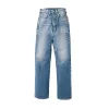 0107SSHW - Womens Wide Straight “MONROE” Denim HW (Super Smooth) - sold by Full Count
