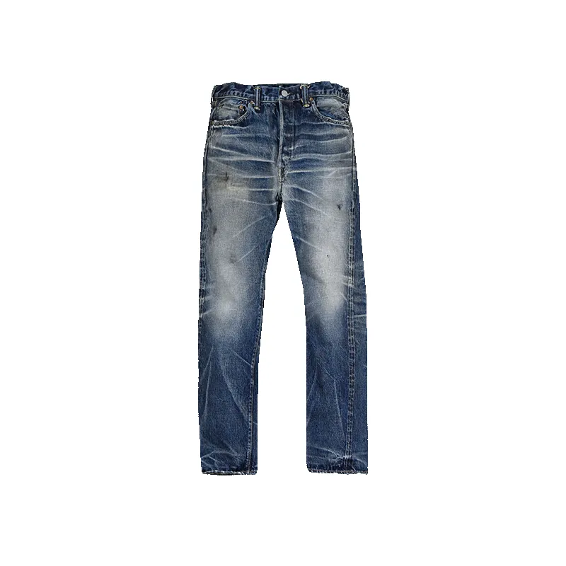 1345-1108 - "Fear of The Dark" Slim Straight Denim - sold by Full Count