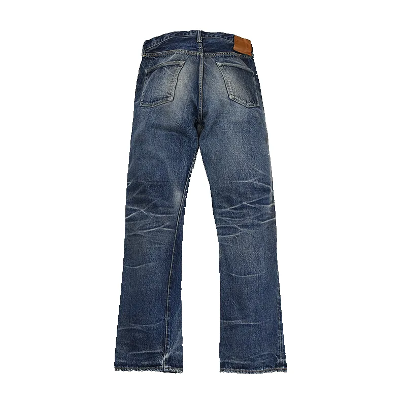 1345-1101 - "Fear of The Dark" Straight Denim - sold by Full Count product image thumbnail 2