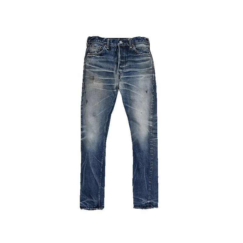 1345-1110 - "Fear of The Dark" Tapered Denim - sold by Full Count