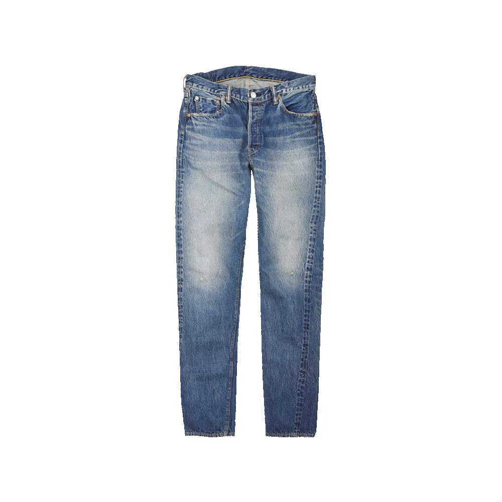1341-1103 - "Dartford" Clean Straight Denim - sold by Full Count