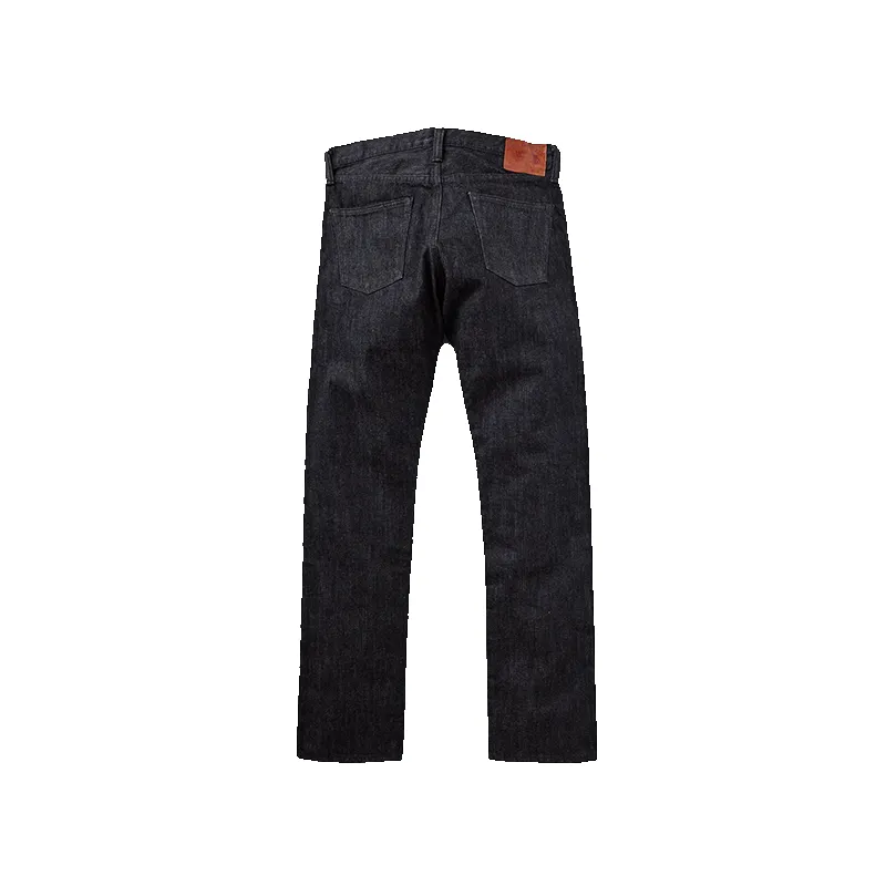 1108BK - Slim Straight Black Denim - sold by Full Count product image thumbnail 2
