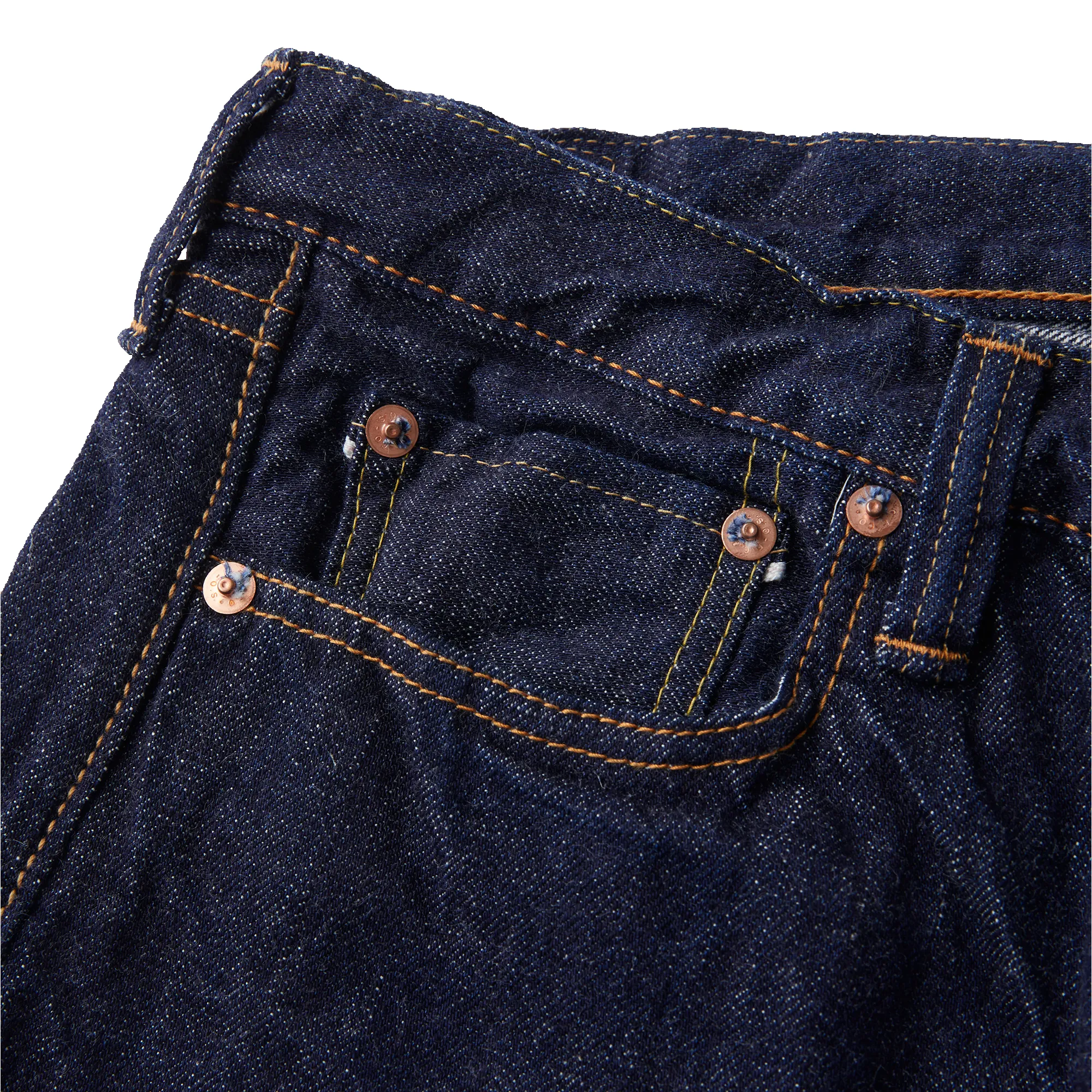 1108 - Slim Straight Denim - sold by Full Count product image thumbnail 3