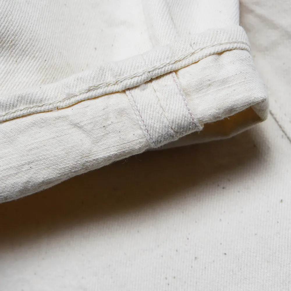 0107EC - “Monroe” Ecru Denim - sold by Full Count product image thumbnail 4