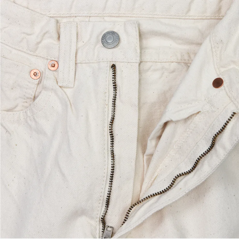 0107EC - “Monroe” Ecru Denim - sold by Full Count product image thumbnail 3