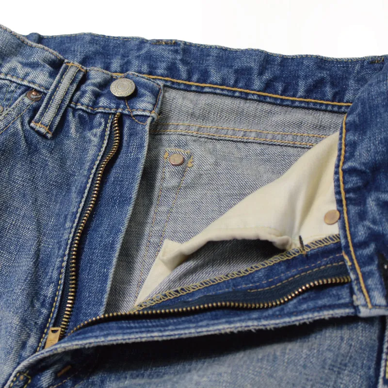 0107HW - Vintage Finish “MONROE” Denim - sold by Full Count product image thumbnail 3