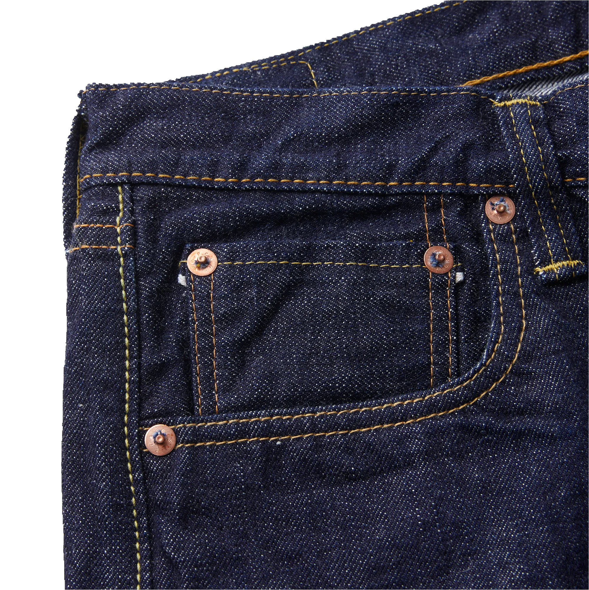 1101 - Straight Denim - sold by Full Count product image thumbnail 3