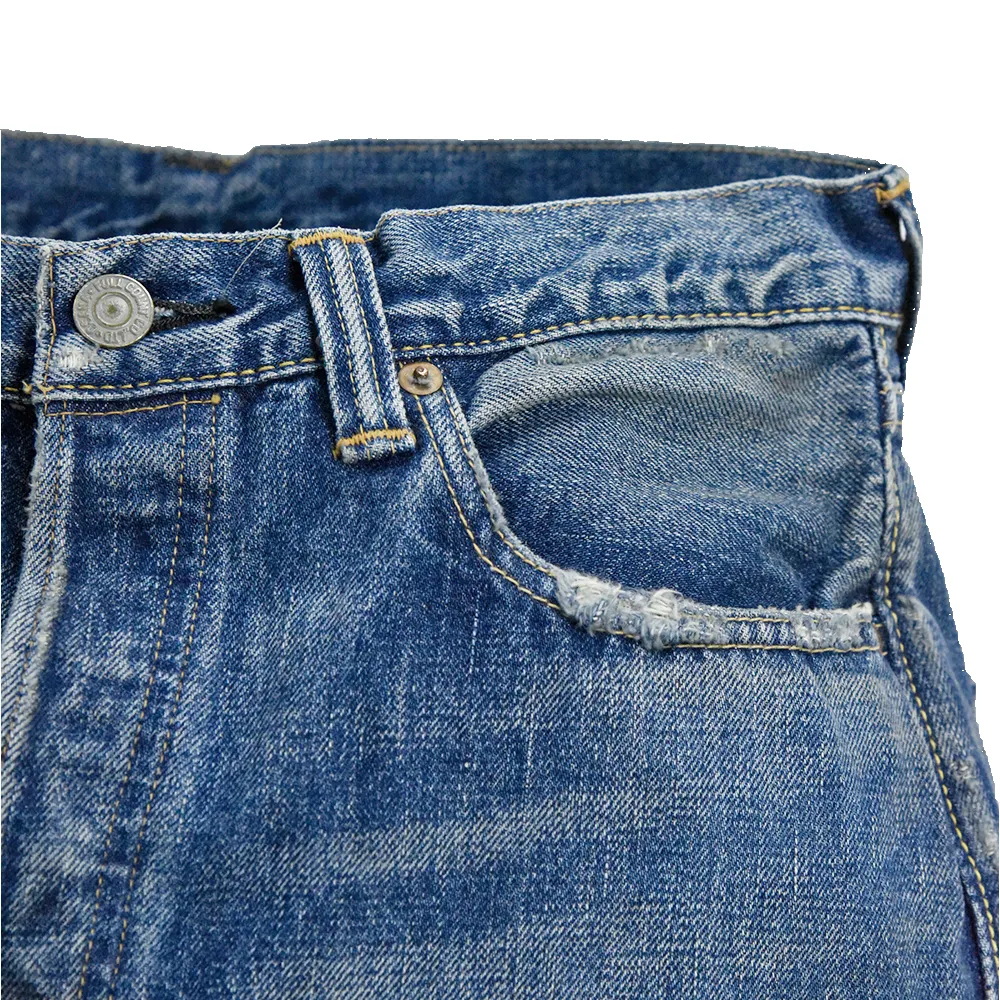 1341-1101 - "Dartford" Straight Denim - sold by Full Count product image thumbnail 4