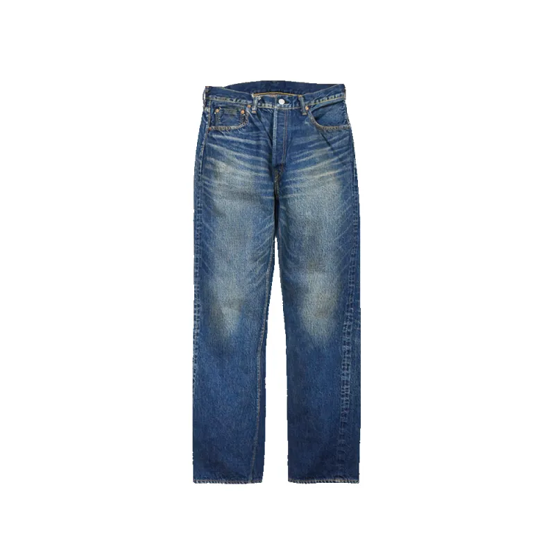 1344-1103 - "More Than Real" Clean Straight Denim - sold by Full Count