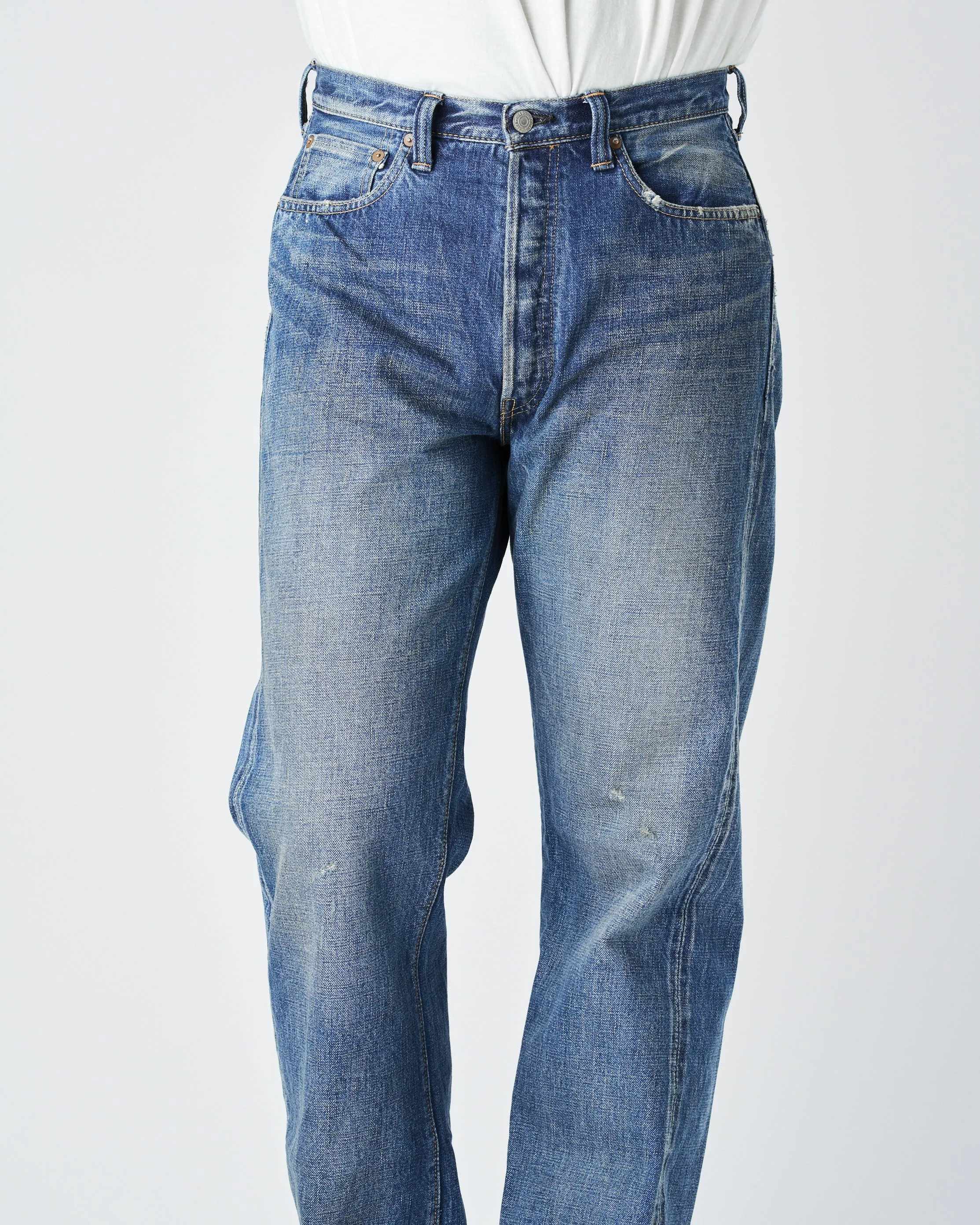 1341-1110 - "Dartford" Tapered Denim - sold by Full Count product image thumbnail 5