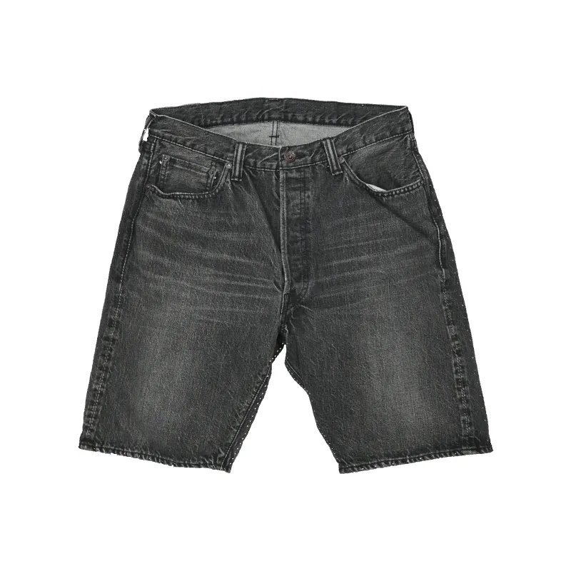 1904BKHW - 5 Pocket Black Denim Shorts Dartford - sold by Full Count