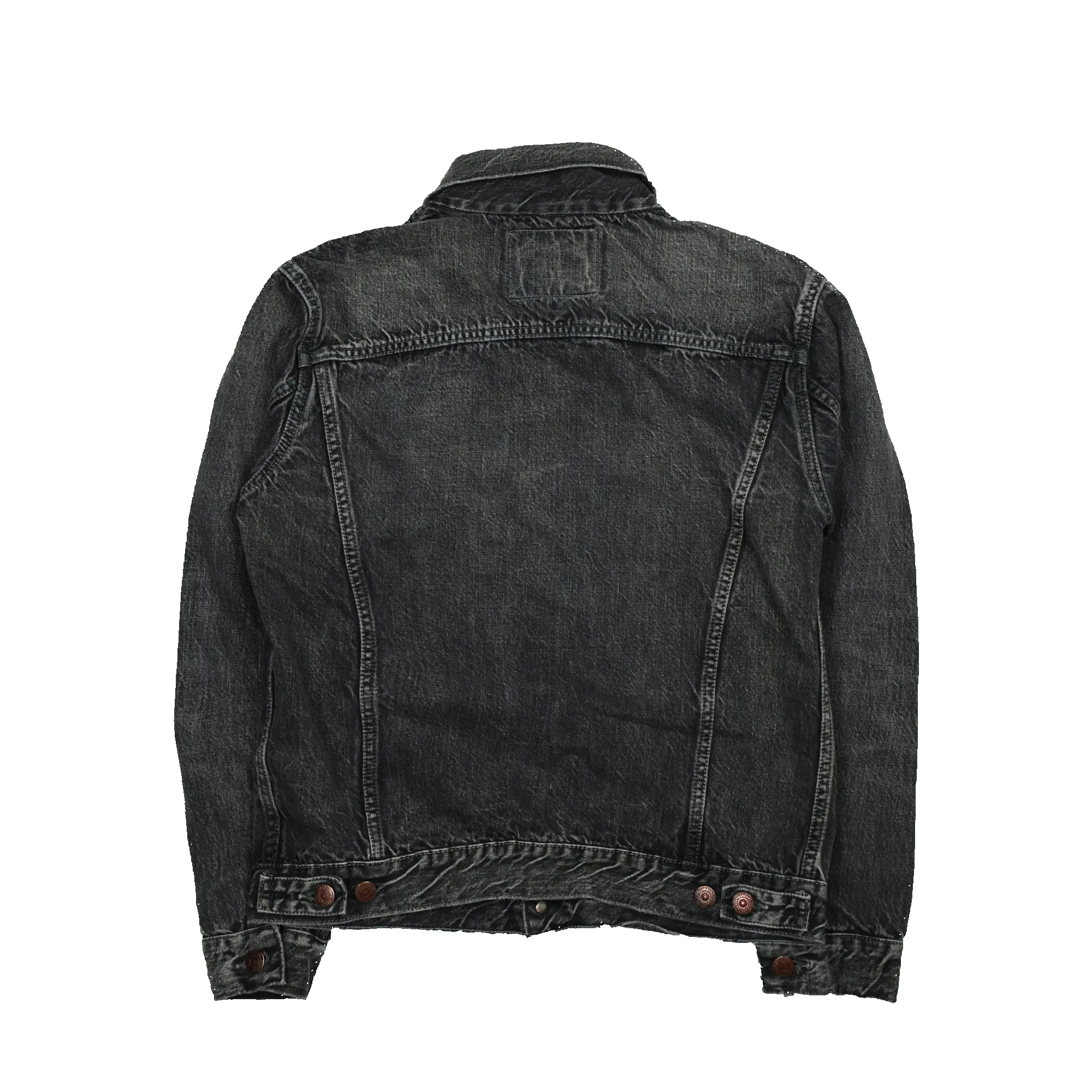 2101BKHW - Type 3 Black Denim Jacket Dartford - sold by Full Count product image thumbnail 2