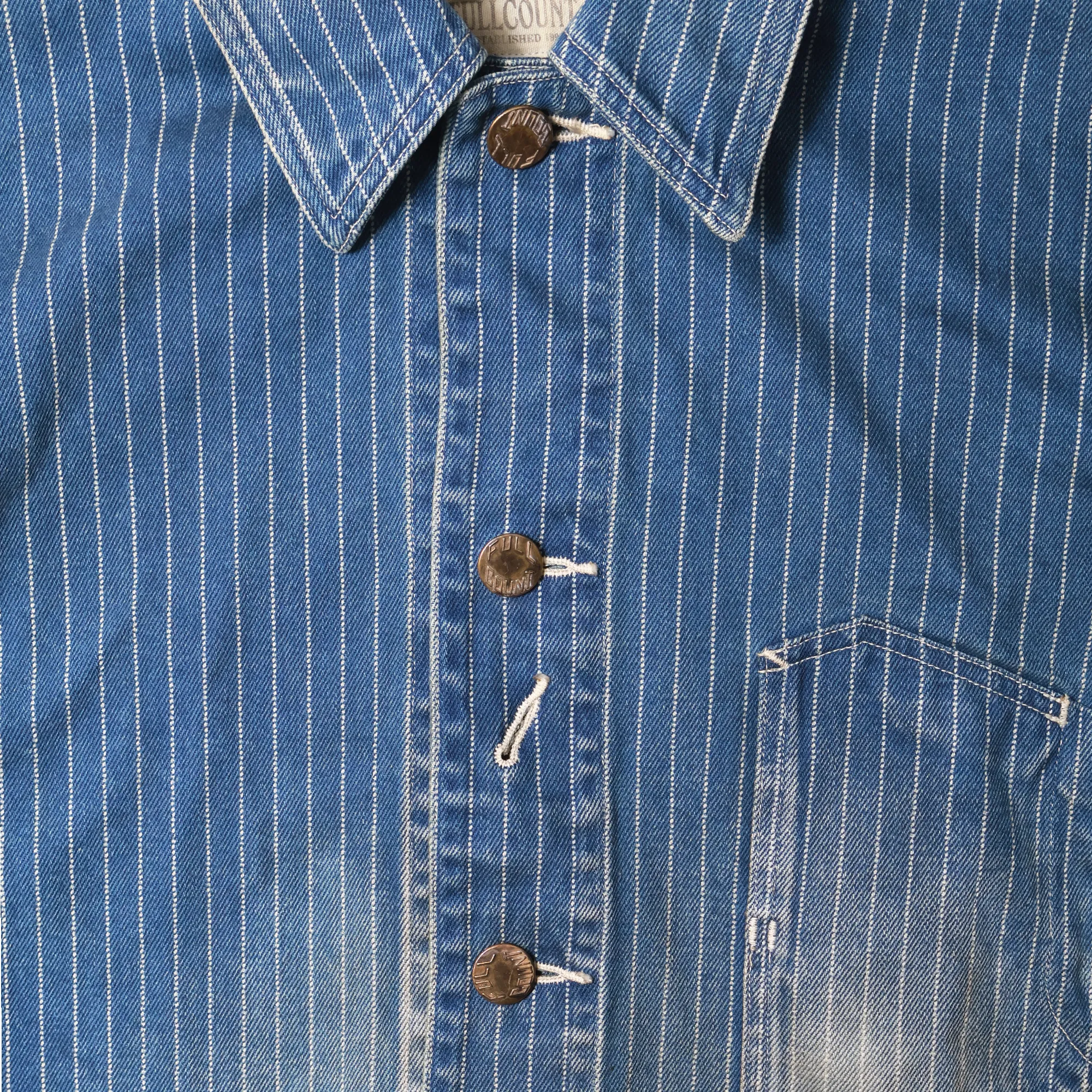 2015HW-13 Early 1900s Wabash Chore Jacket H.W sold by Full Count product image thumbnail 4