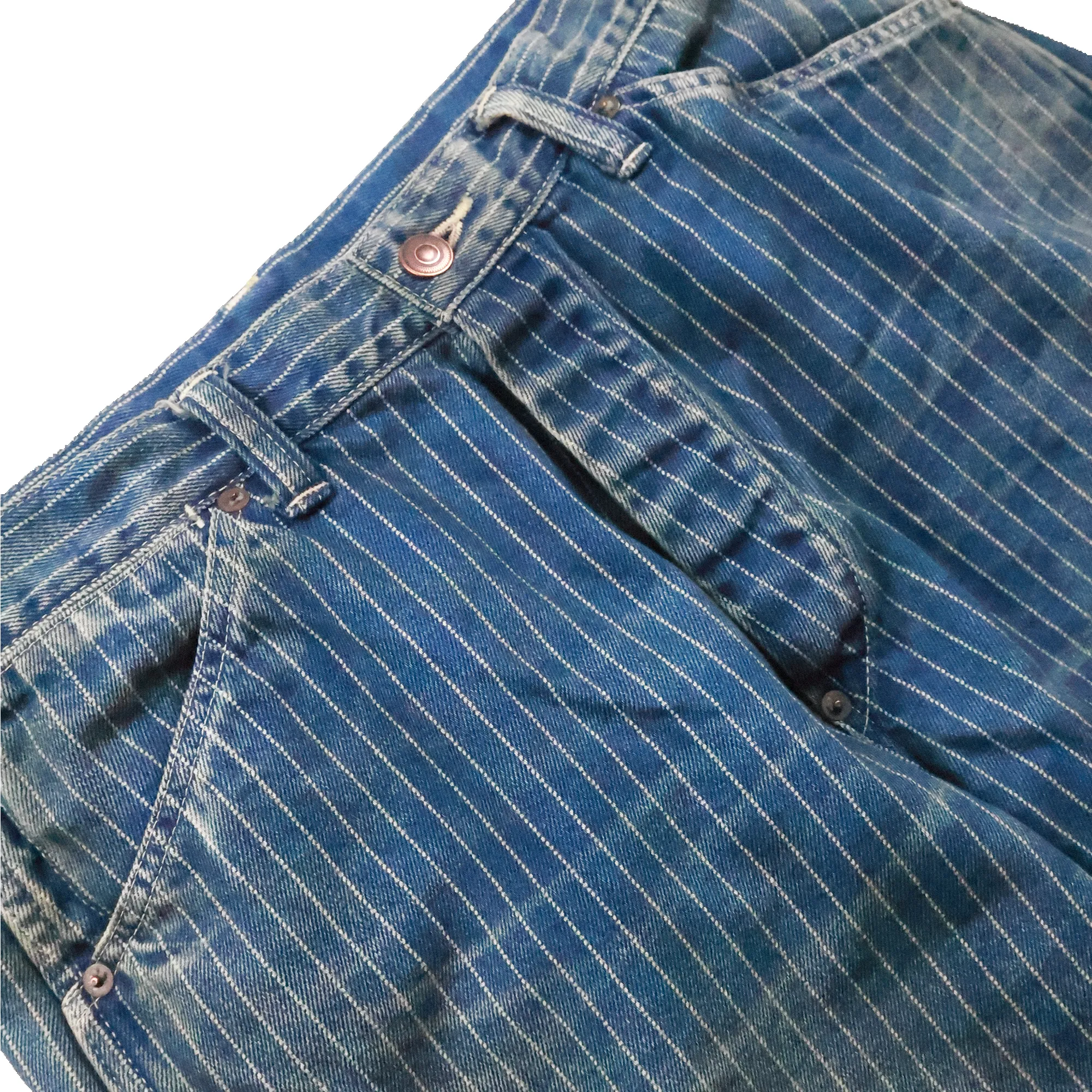 1129HW-7 - Indigo Wabash Work Pants H.W - sold by Full Count product image thumbnail 3