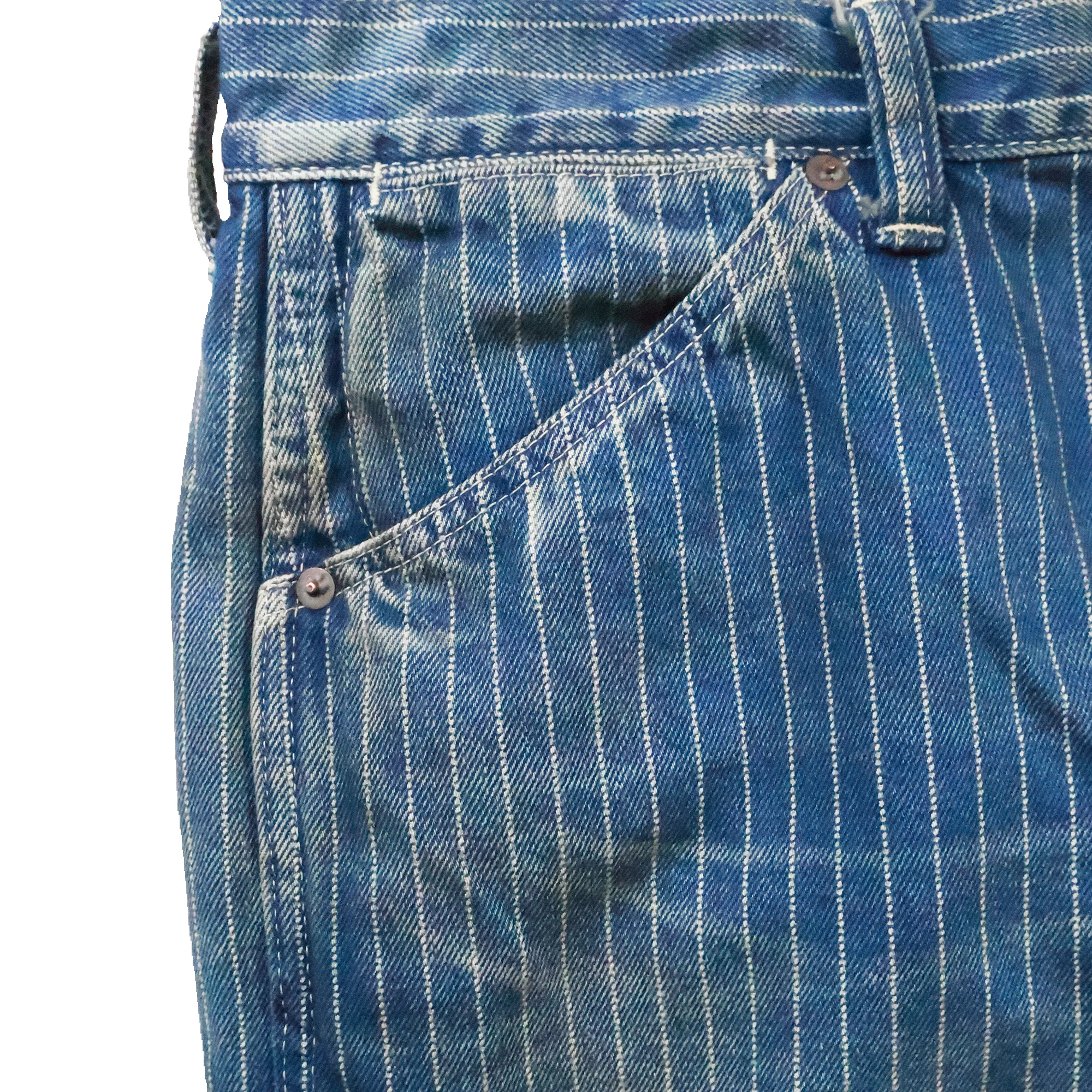 1129HW-7 - Indigo Wabash Work Pants H.W - sold by Full Count product image thumbnail 4