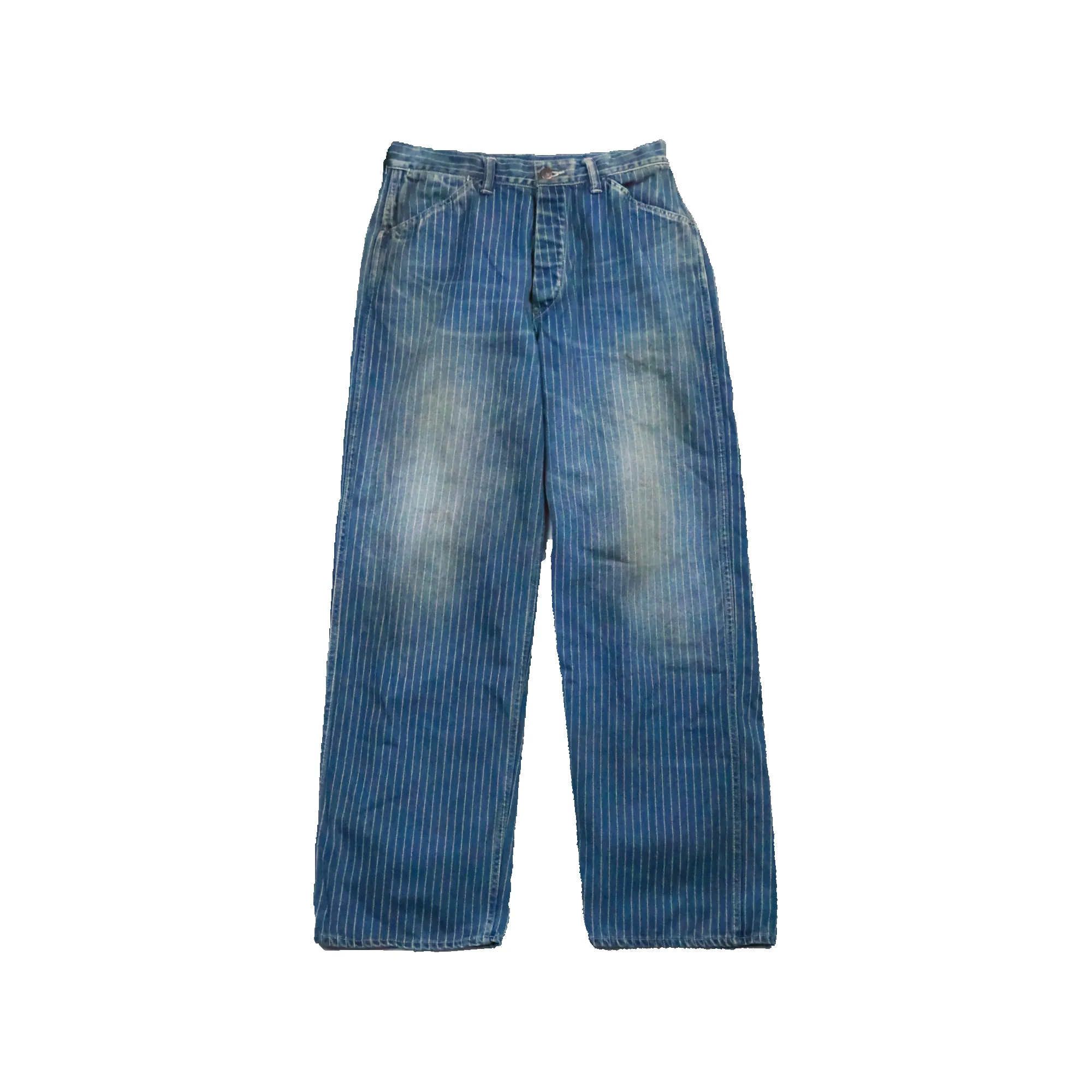 1129HW-7 - Indigo Wabash Work Pants H.W - sold by Full Count