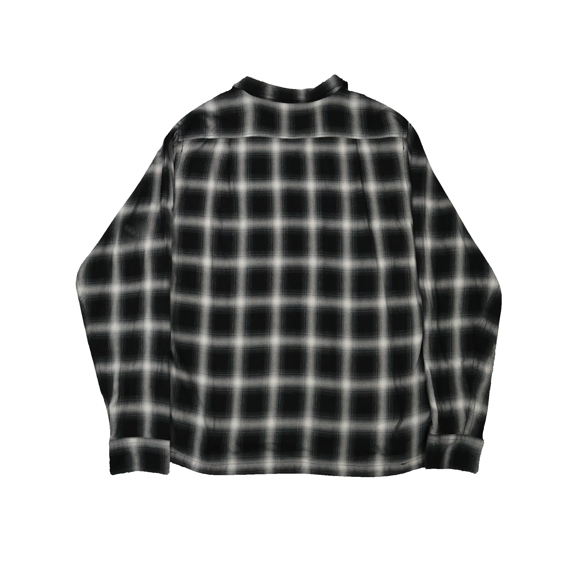 4092 - Rayon Check Open Collar Shirt - sold by Full Count product image thumbnail 2