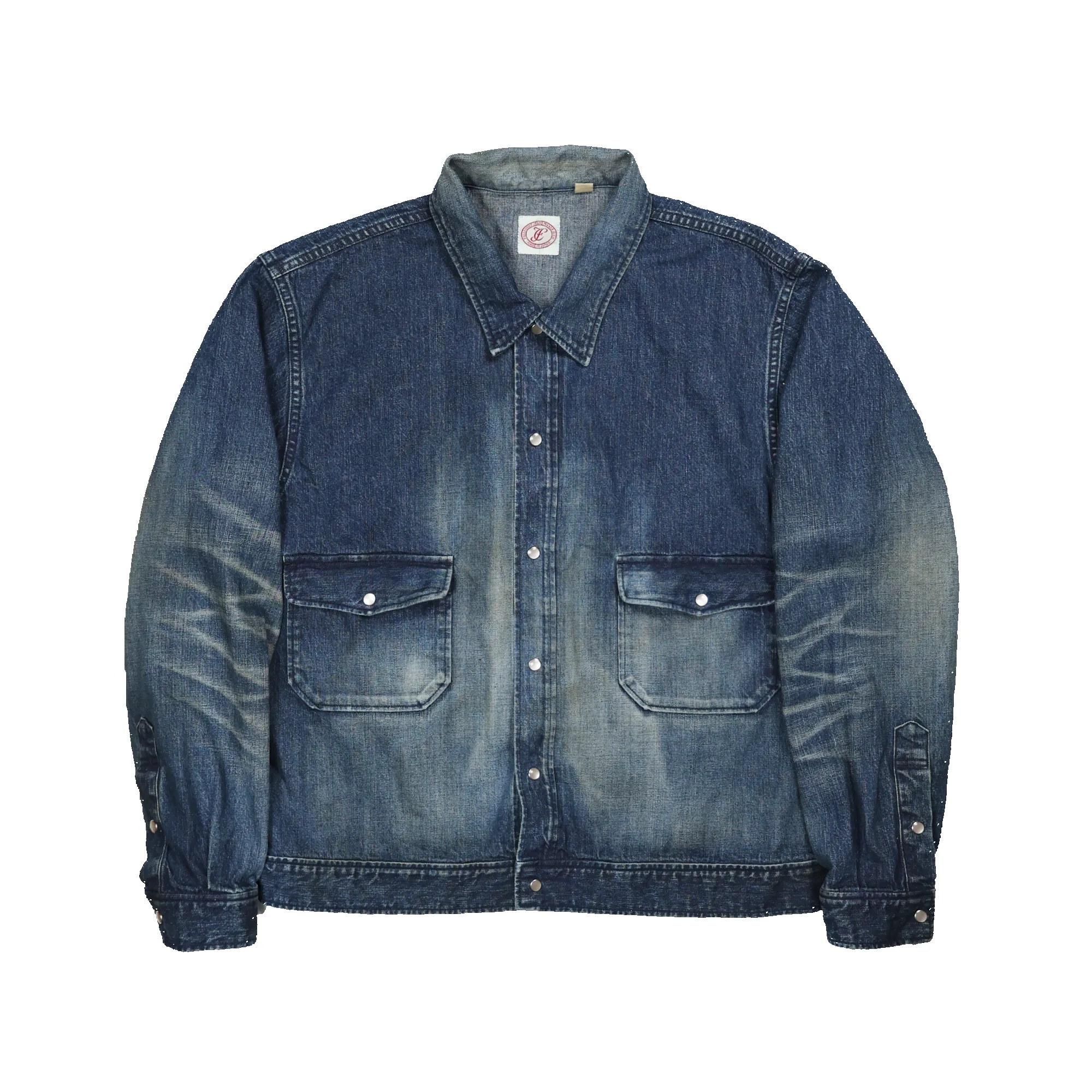 2038HW - Hollywood Dude Denim Jacket H.W - sold by Full Count
