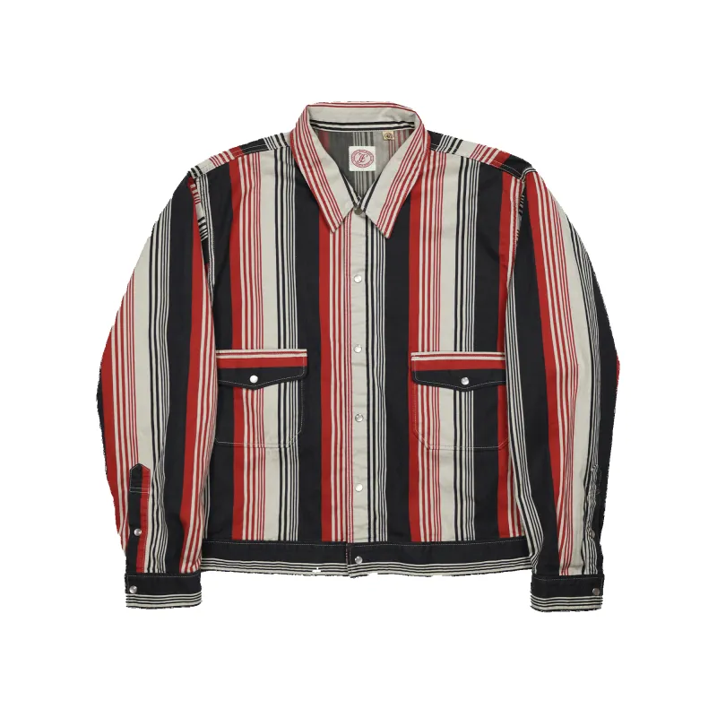 2040 - Hollywood Dude Multi Stripe Jacket - sold by Full Count
