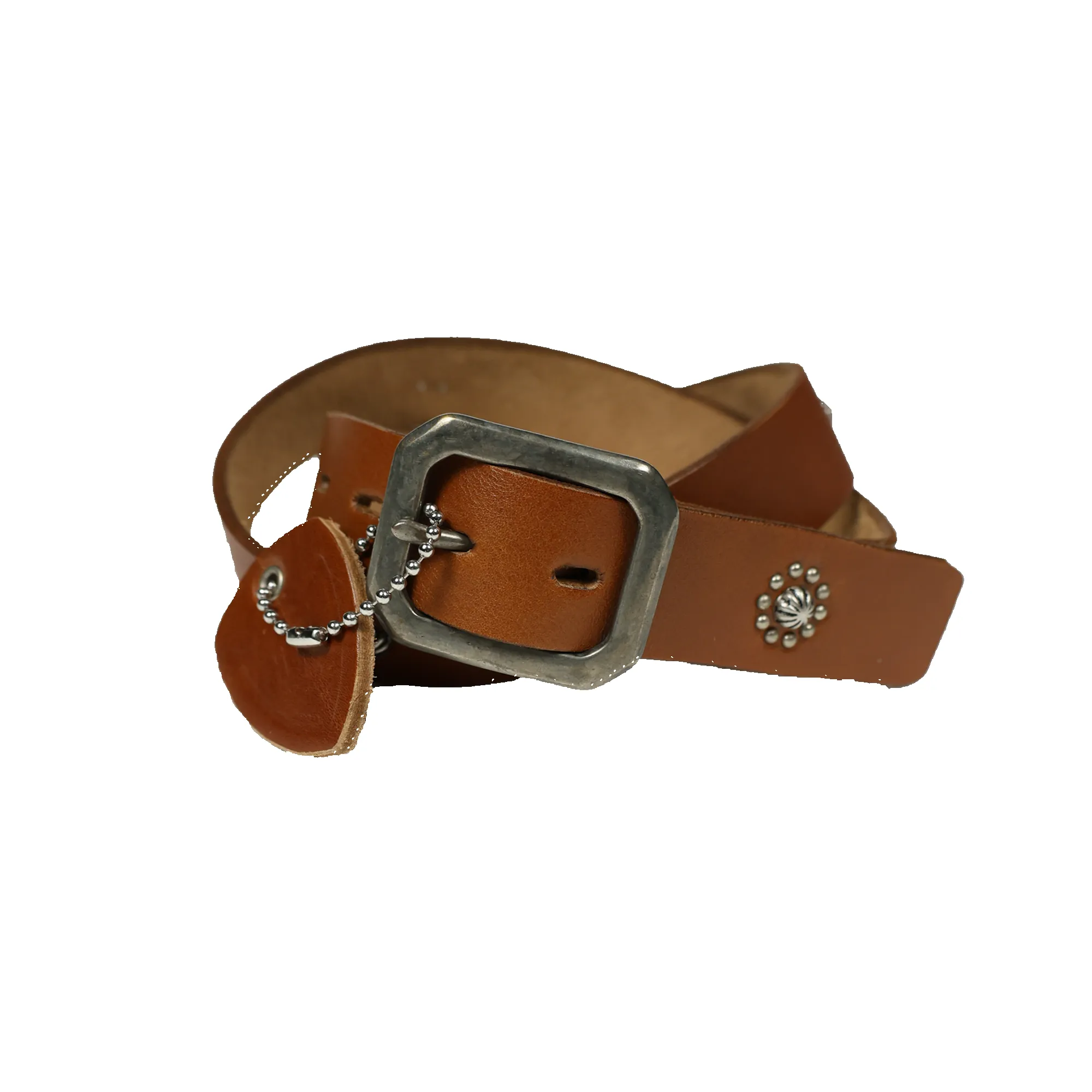 6215HTC - Umbrella Studs Belt by Zip Stevenson HTC sold by Full Count product image thumbnail 2