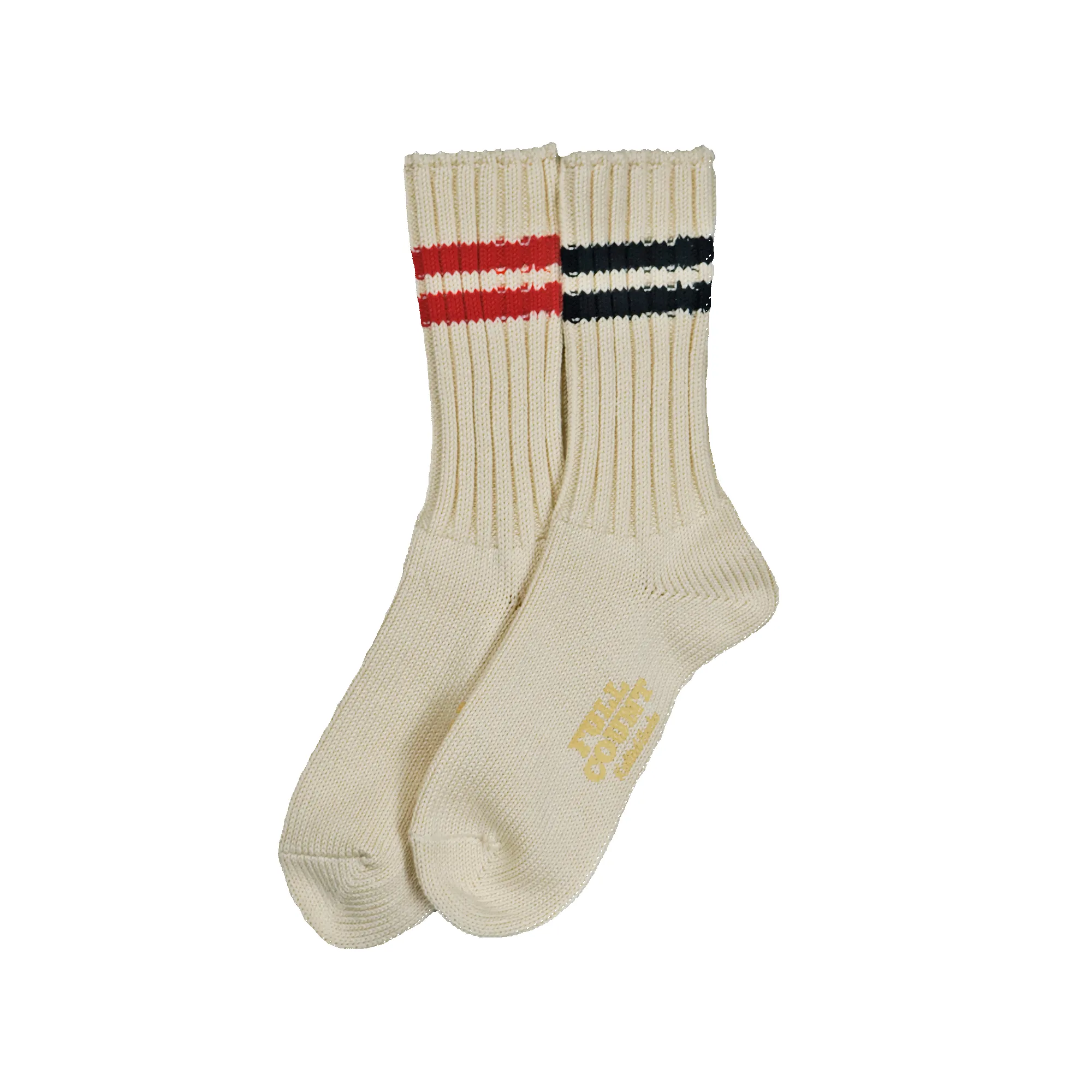6110-4 - Ribbed Crew Socks - sold by Full Count product image thumbnail 2
