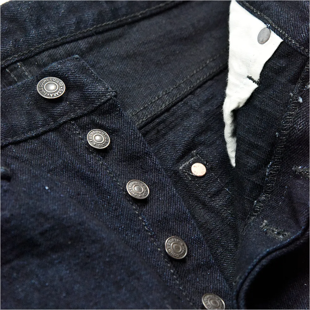 1103SRB - 1103 Super Rough Indigo × Black - sold by Full Count product image thumbnail 4