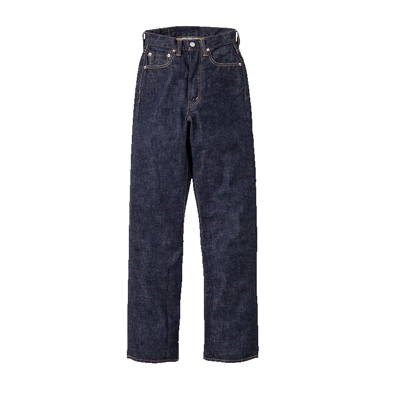 0107SS Womens Wide Straight “MONROE” Denim- (Super Smooth) sold by Full Count