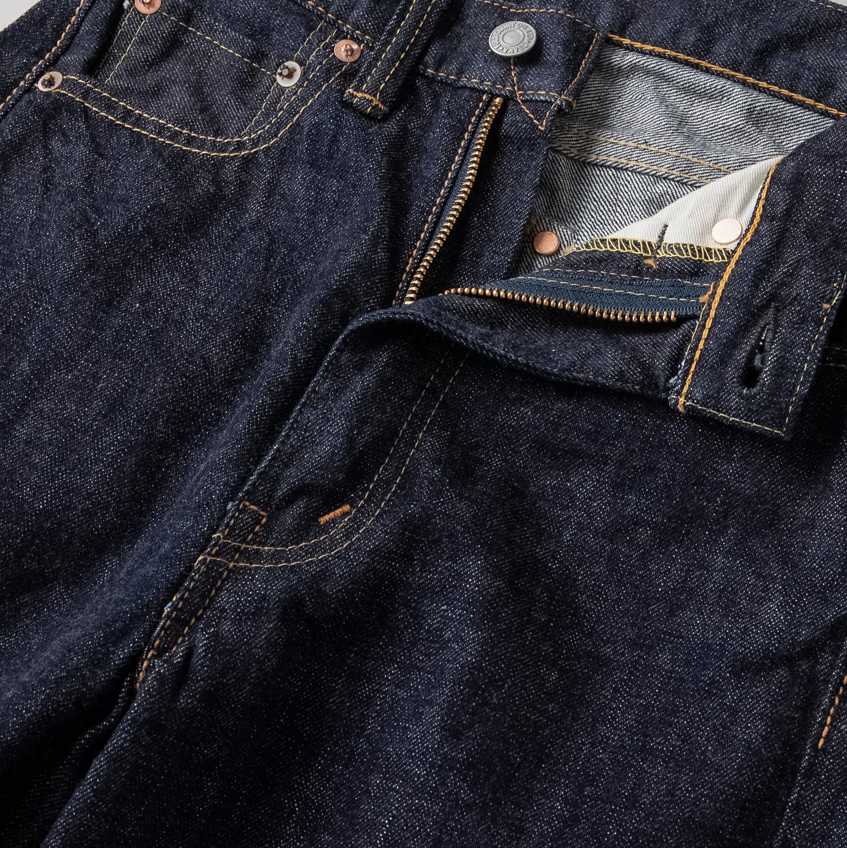 0107SS Womens Wide Straight “MONROE” Denim- (Super Smooth) sold by Full Count product image thumbnail 4