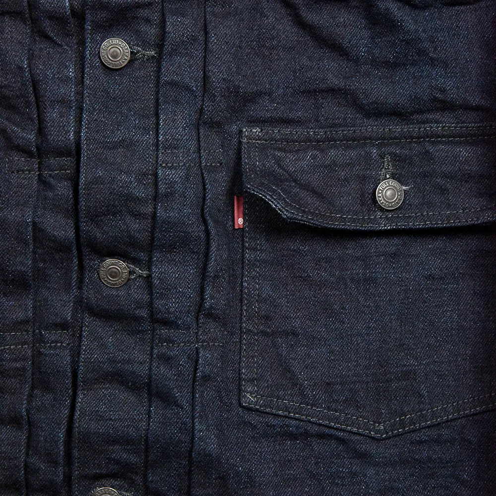 2102SRB - 2102 Type2 Super Rough Indigo × Black - sold by Full Count product image thumbnail 5