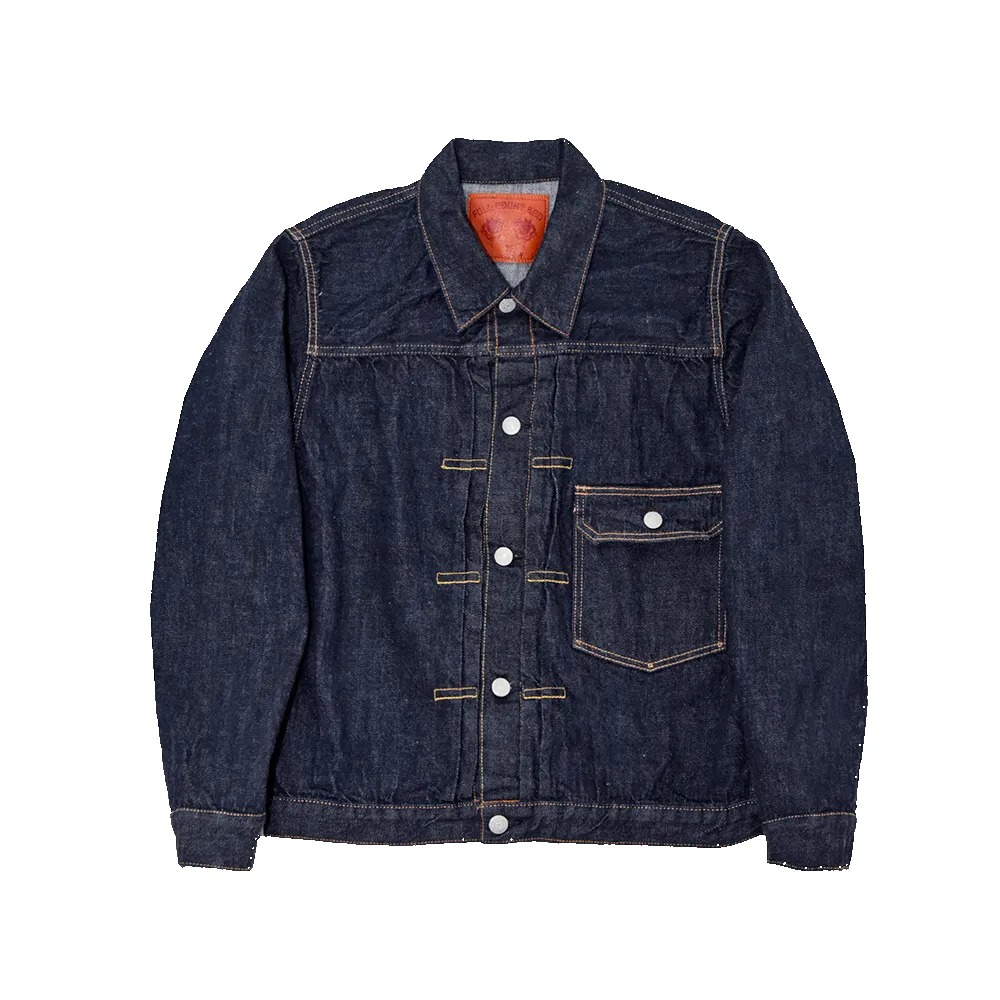 2107SS - Type 1 Denim Jacket (Super Smooth) - sold by Full Count product image thumbnail 3