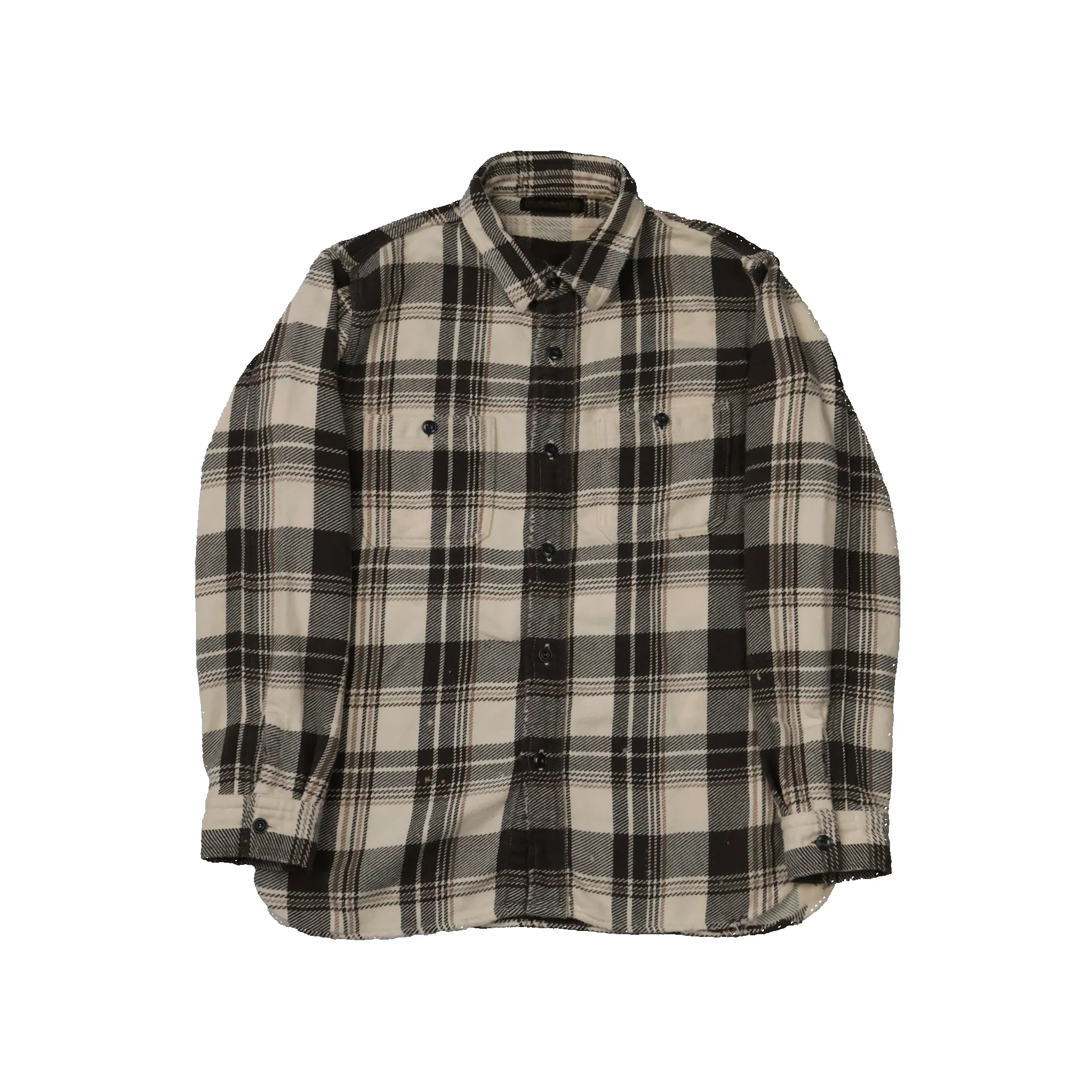 4089 - Original Cotton Flannel Shirt Vintage Wash - sold by Full Count