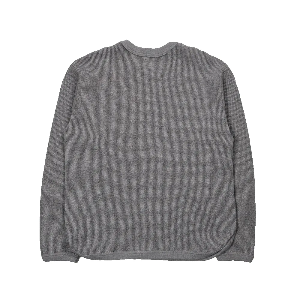 5964-24 - Twisted Heather Waffle L/S T-shirt - sold by Full Count product image thumbnail 2