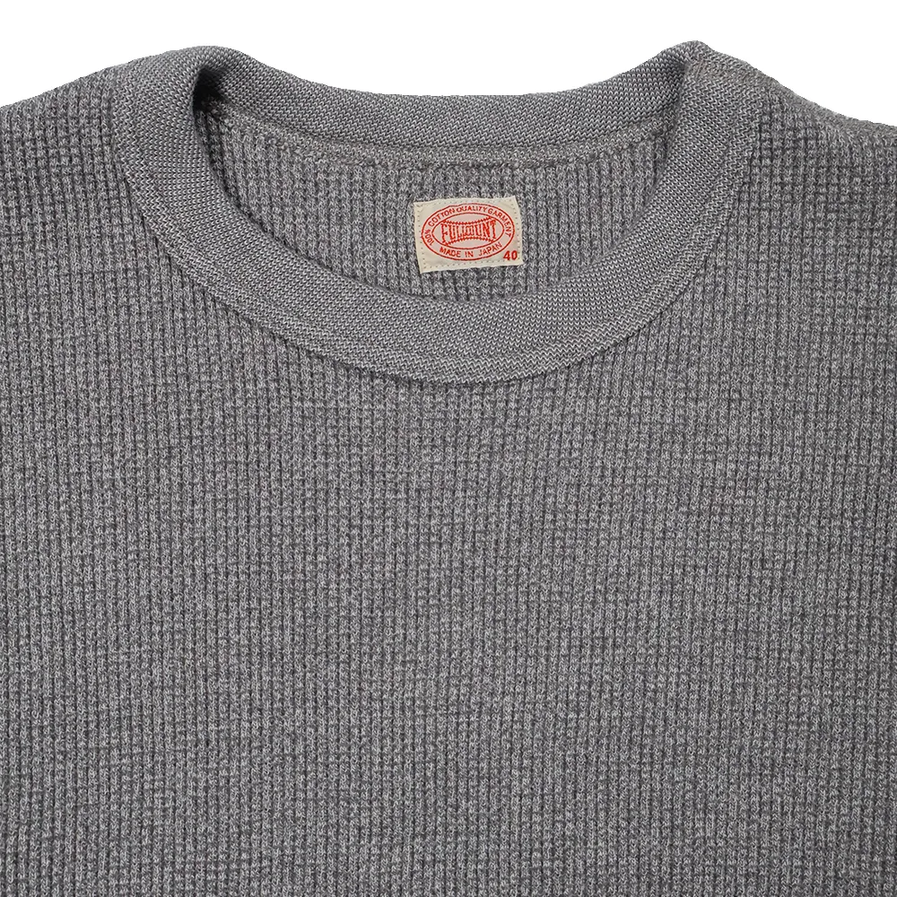 5964-24 - Twisted Heather Waffle L/S T-shirt - sold by Full Count product image thumbnail 3