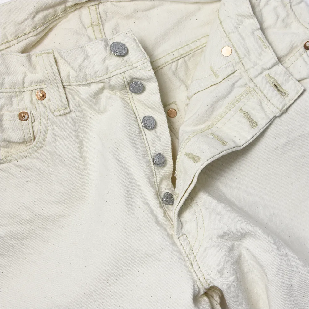 0105EC - Wide Ecru Denim - sold by Full Count product image thumbnail 3