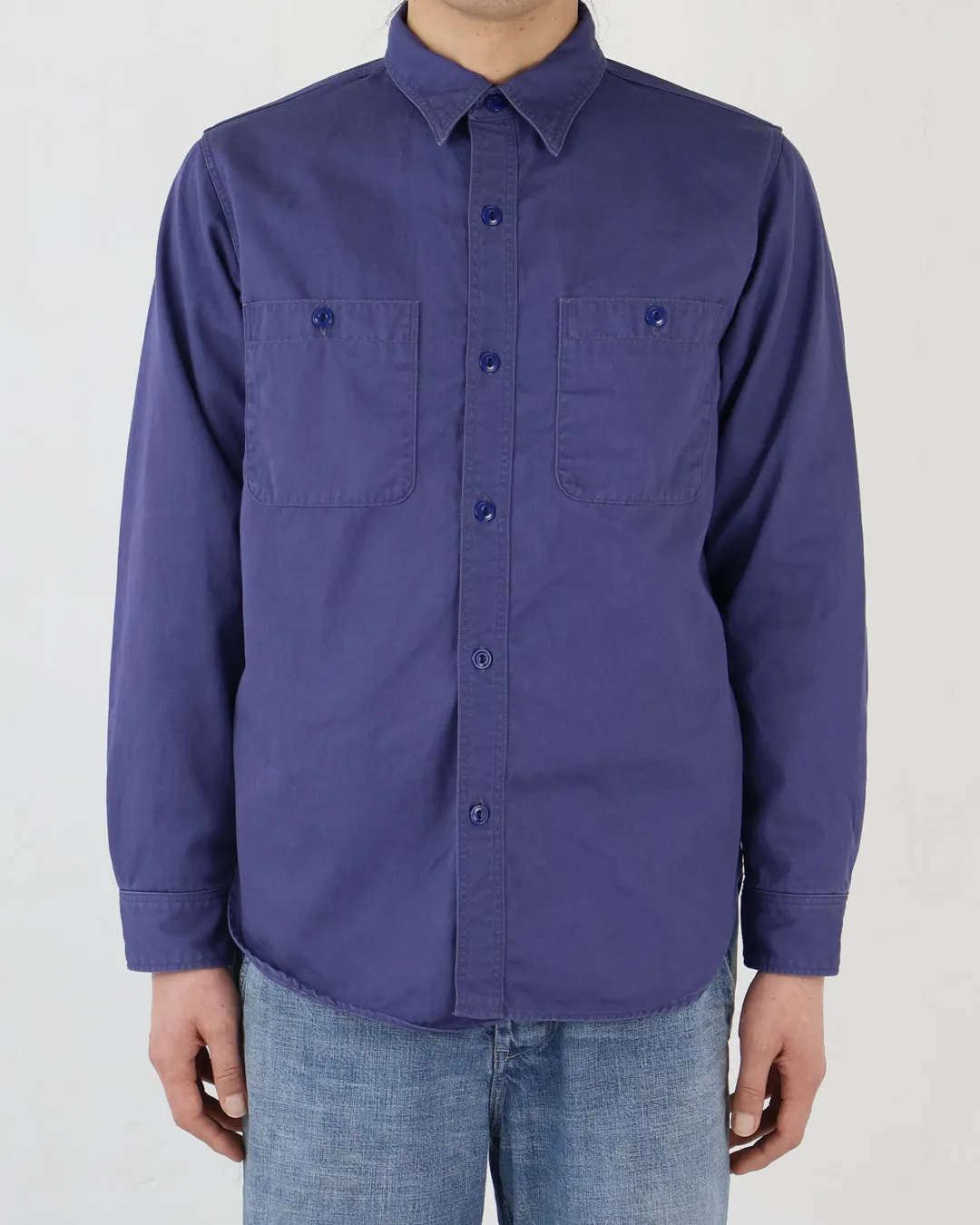 4087 - Twill Work Shirt - sold by Full Count product image thumbnail 3