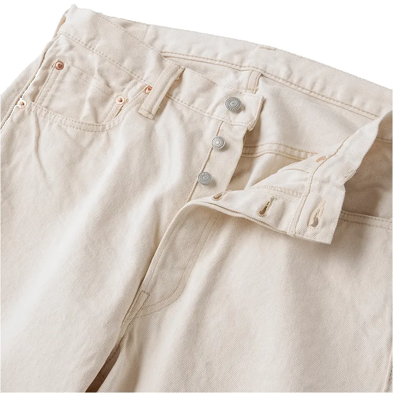 1101EC - Straight Ecru Denim - sold by Full Count product image thumbnail 3