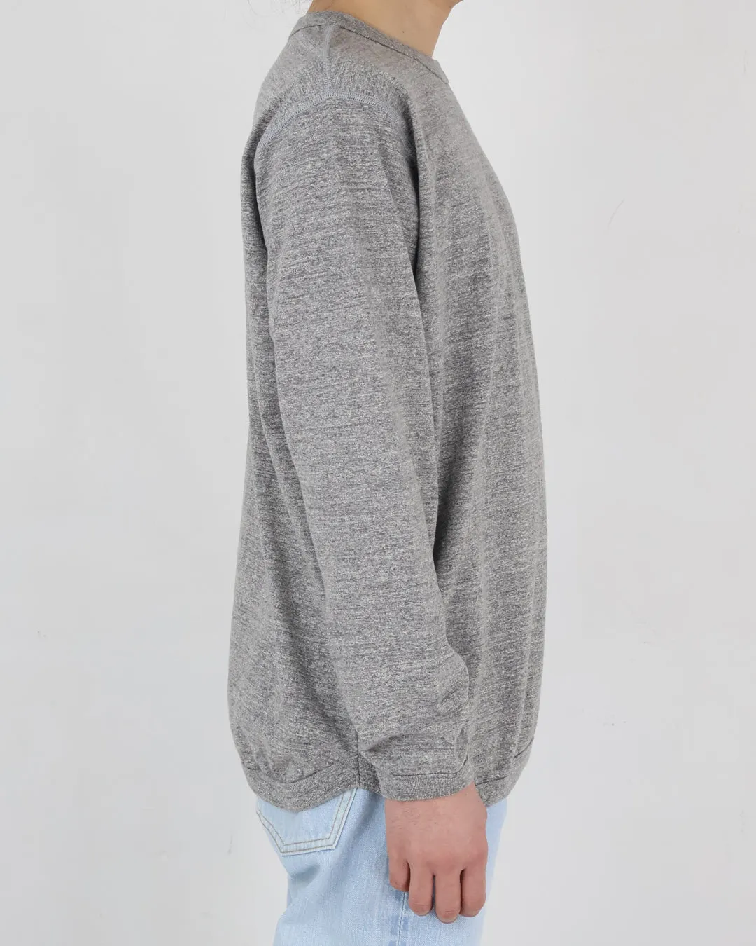 5222L-HG - Flat Seam Heavyweight Raffy L/S T Shirts - sold by Full Count product image thumbnail 5