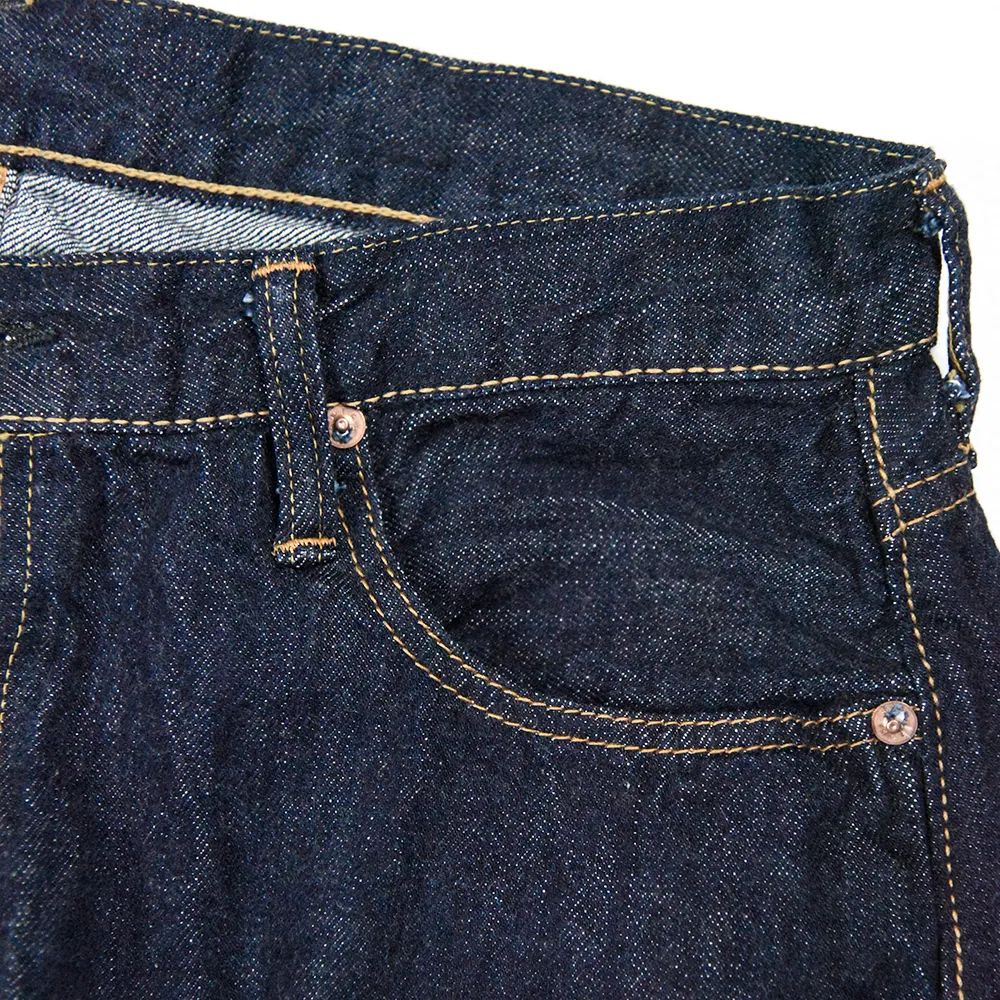 1103SS - Clean Straight Denim (Super Smooth) - sold by Full Count product image thumbnail 4