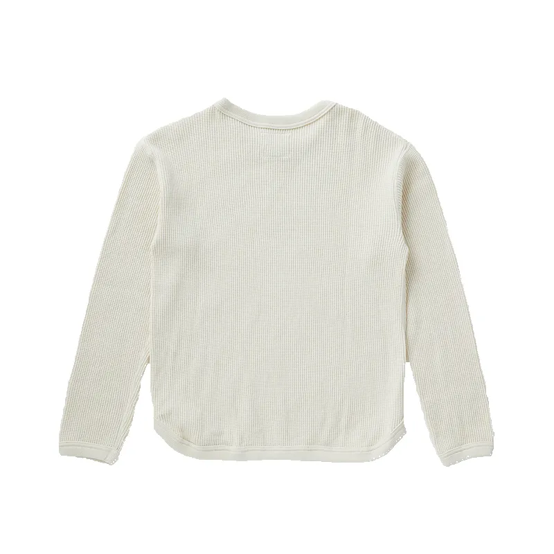 5964-22 - Heavyweight Waffle Long Sleeve T-Shirt - sold by Full Count product image thumbnail 2