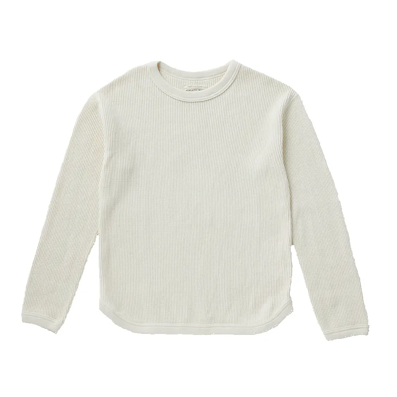 5964-22 - Heavyweight Waffle Long Sleeve T-Shirt - sold by Full Count