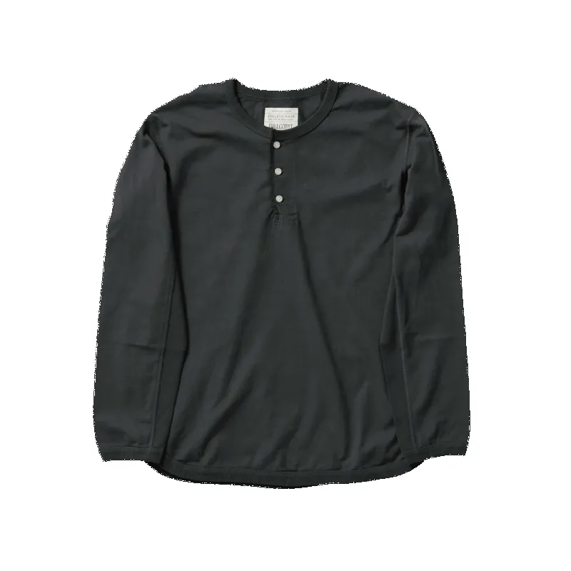 5222LH-21 - Flat Seam Heavyweight Long Sleeve Henley T-Shirt - sold by Full Count