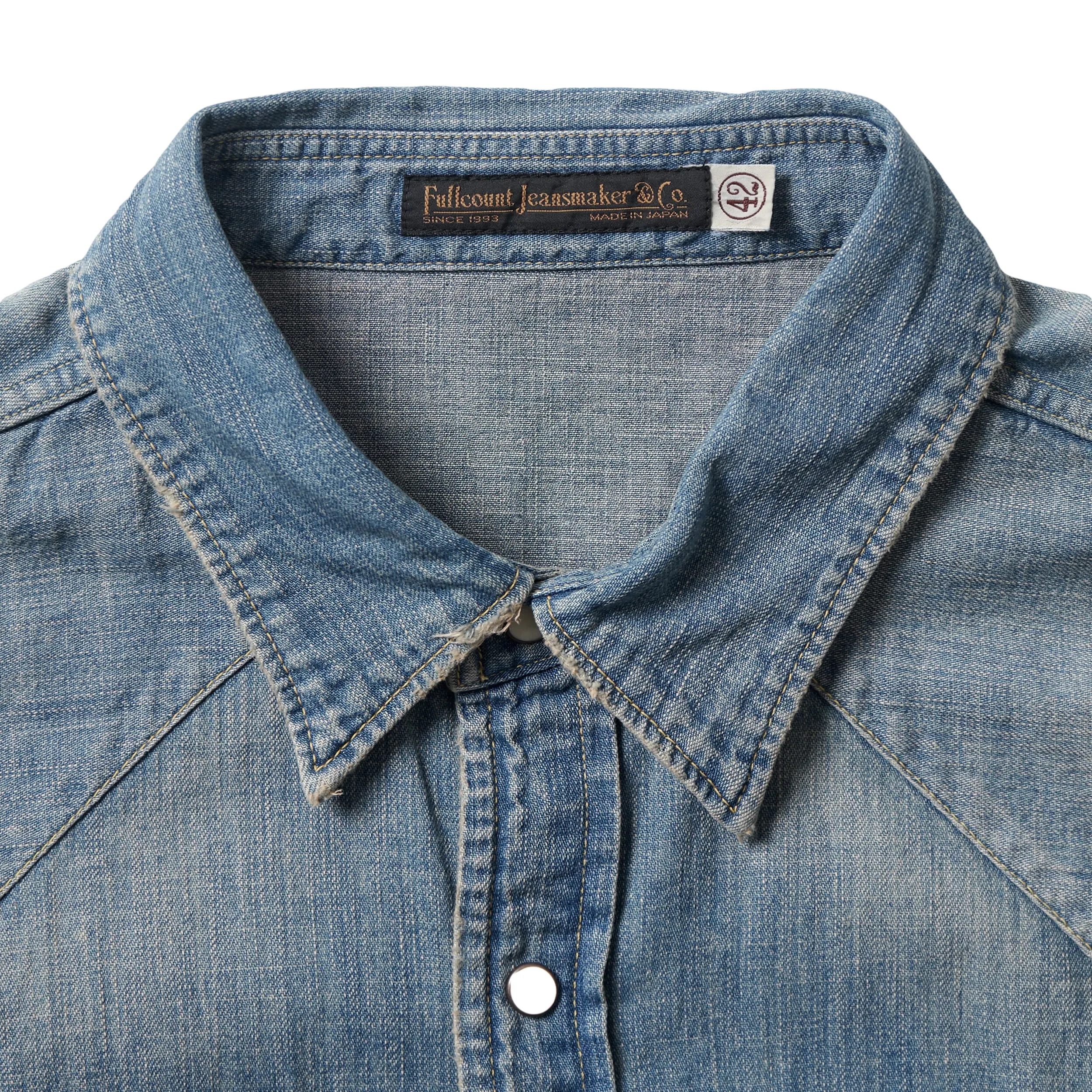 4894HW - Denim Western Shirt - sold by Full Count product image thumbnail 3