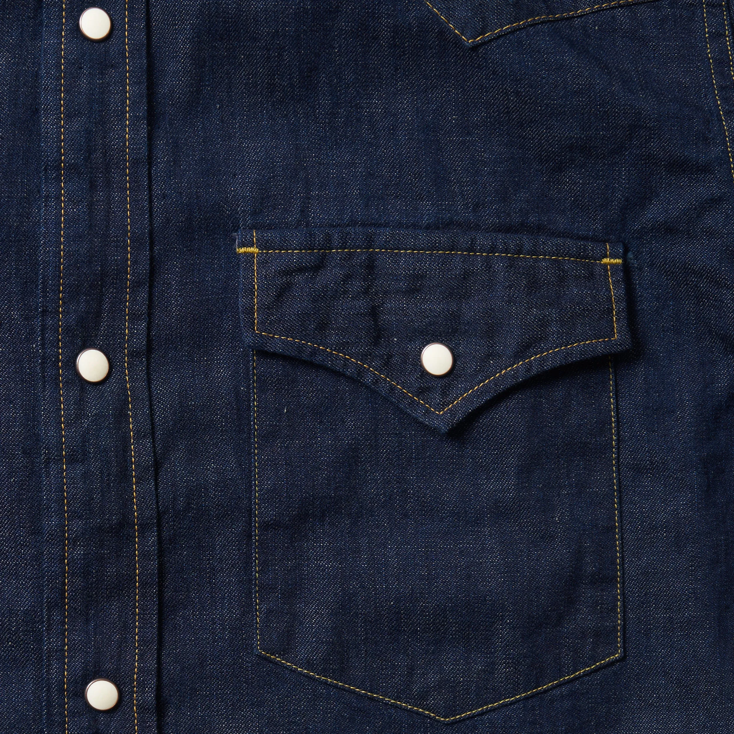 4894 - Denim Western Shirt - sold by Full Count product image thumbnail 4