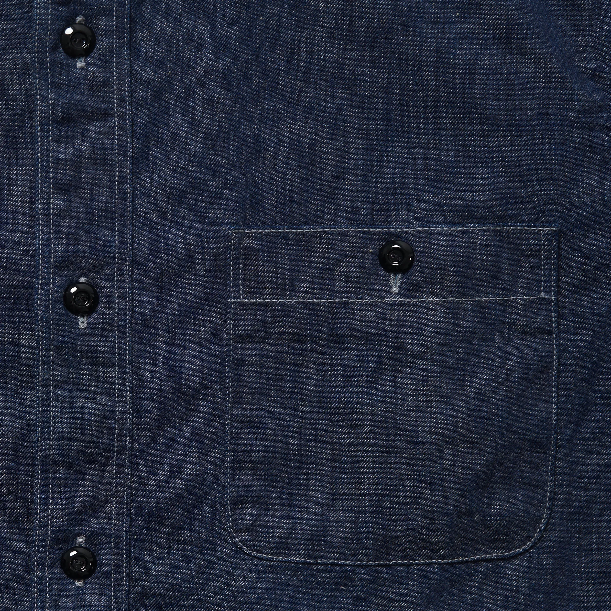 4890-19 - Denim Work Shirt - sold by Full Count product image thumbnail 4