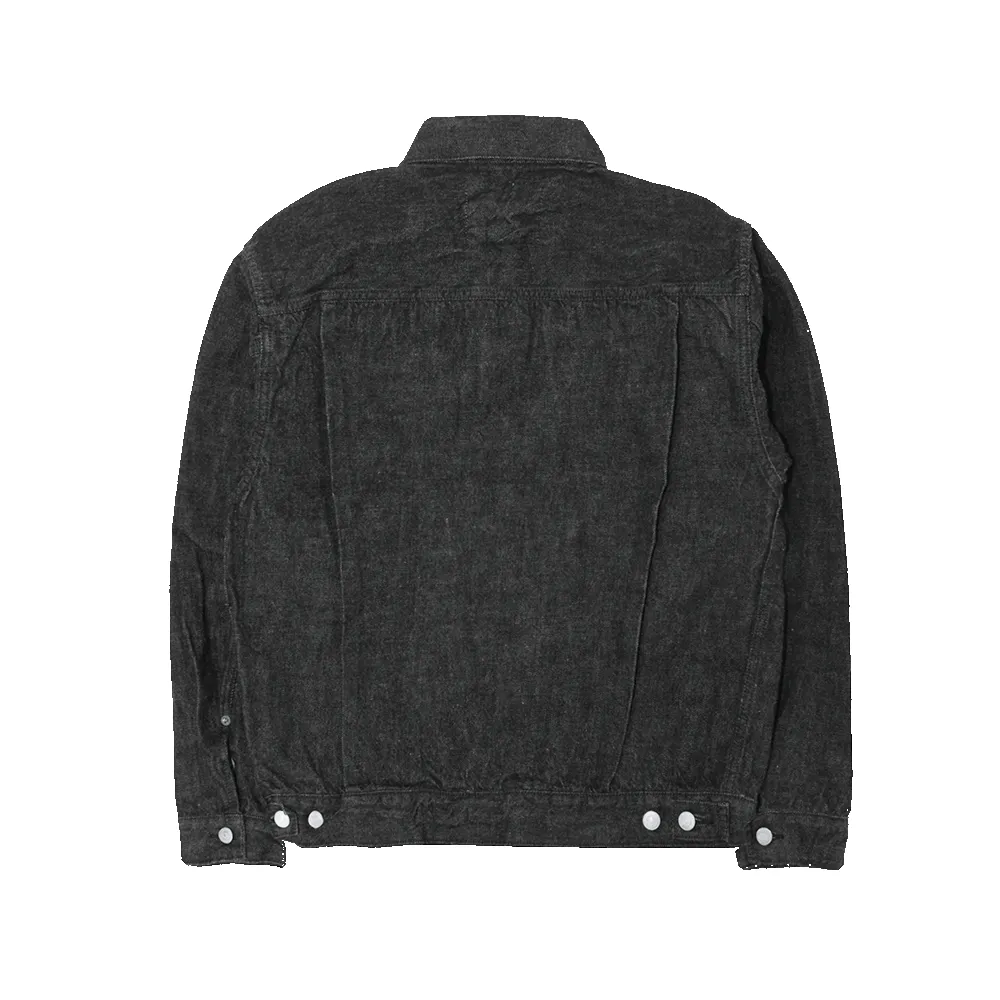 2102BK - Type 2 Black Denim Jacket - sold by Full Count product image thumbnail 3