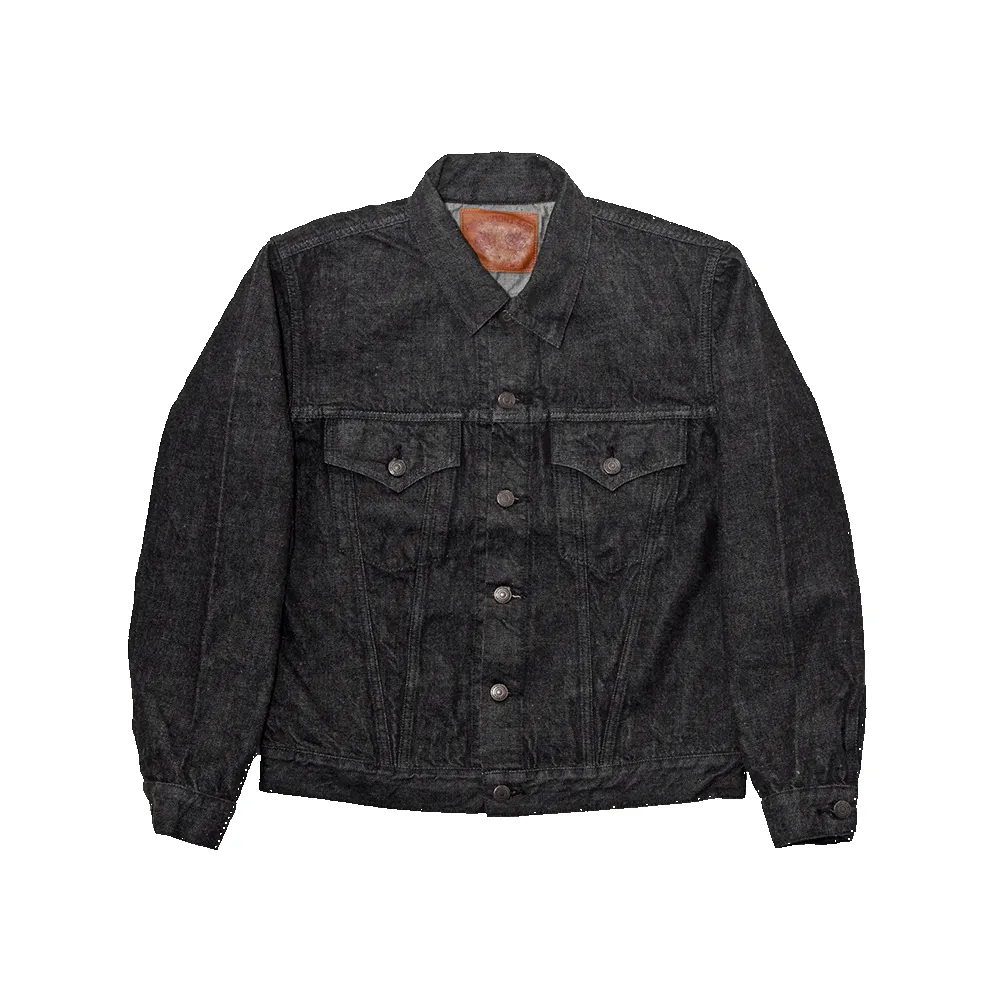 2101BK - Type 3 Black Denim Jacket - sold by Full Count product image thumbnail 3