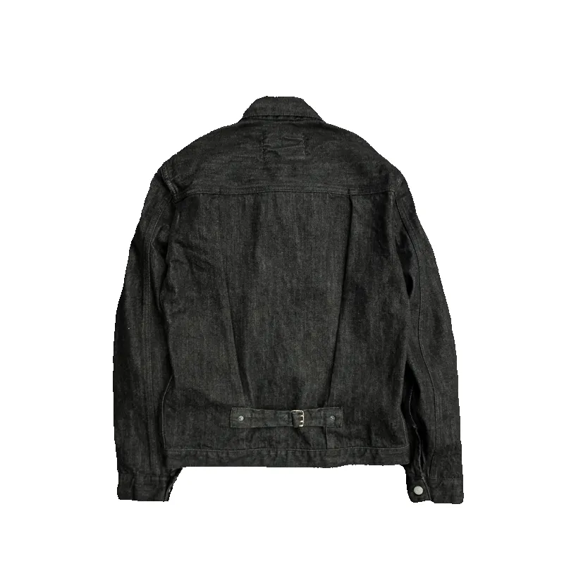 2107BK - Type 1 Black Denim Jacket - sold by Full Count product image thumbnail 3